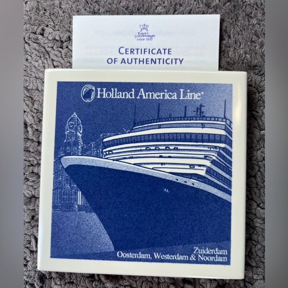 NEW w/ COA’s Holland America Line Coasters - Picture 4 of 11